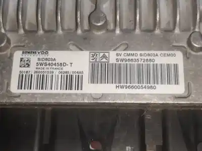 Автозапчасти б/у блок управления двигателем за citroen grand c4 picasso d-rhj ссылки oem iam 9663572880  