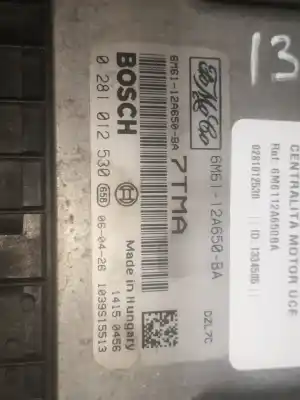 Second-hand car spare part ecu engine control for mazda 3 sedán (bk) 1.6 di turbo (bk12y) oem iam references 6m6112a650ba  