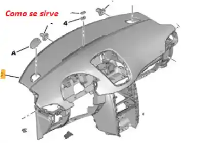 Pièce détachée automobile d'occasion tableau de bord pour peugeot 207 cc cabrio-coupé 9h05 références oem iam 8211xs  