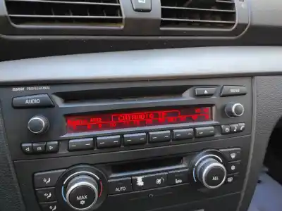 Second-hand car spare part audio system / radio cd for bmw serie 1 berlina (e81/e87) d/n47d20a oem iam references   