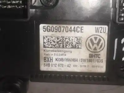 Tweedehands auto-onderdeel klimaatcontrole voor volkswagen golf vii berlina (bq1/be2) chzc oem iam-referenties 5g0907044ce  