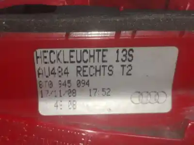 Автозапчасти б/у внутренний правый задний фонарь за audi a5 (8t3) 2.7 tdi ссылки oem iam 8t0945094  