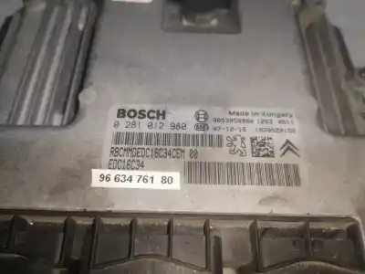 Автозапчастина б/у ЕБУ КОНТРОЛЕР ДВИГУНА для CITROEN C4 PICASSO  Посилання на OEM IAM 9663476180  