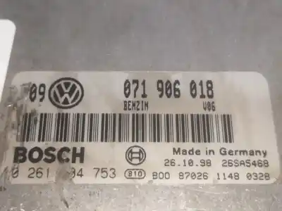 Автозапчасти б/у блок управления двигателем за seat toledo ii (1m2) 2.3 v5 ссылки oem iam 071906018  