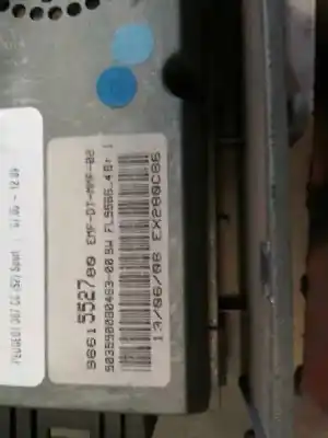 Second-hand car spare part multifunction display for peugeot 307 cc (s2) sport oem iam references slv9661552780  