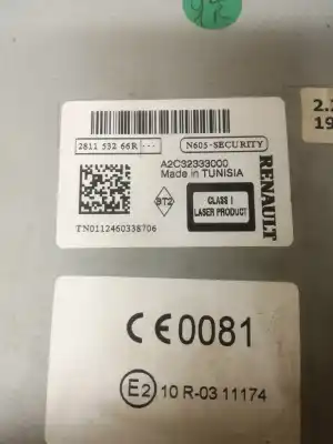 Gebrauchtes Autoersatzteil gps-navigationssystem zum renault megane iii sport tourer h5f400 oem-iam-referenzen slv281153266r  