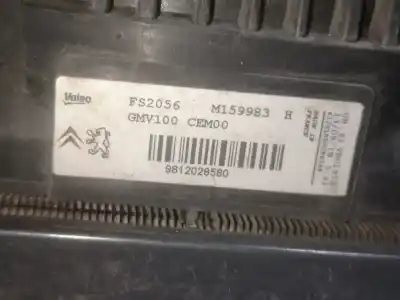 Автозапчастина б/у електро вентилятор для citroen c-elysée yh01 посилання на oem iam 9812028580  