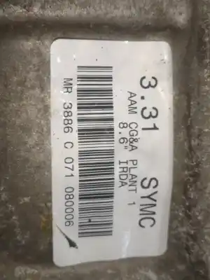 Автозапчастина б/у задній диференціал для ssangyong rexton d27r750 посилання на oem iam 4310009001  