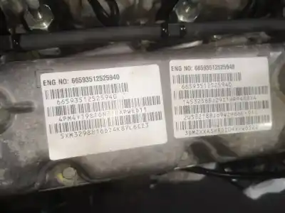 Second-hand car spare part complete engine for ssangyong rexton d27r750 oem iam references 665935  