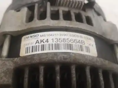 Автозапчастина б/у генератор для opel corsa e (x15) 1.4 turbo (08, 68) посилання на oem iam 13585664b
