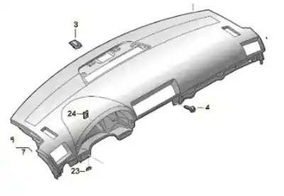 Автозапчастина б/у панель приладів для audi a4 b6 (8e2) 1.8 t посилання на oem iam 8e1857041g  
