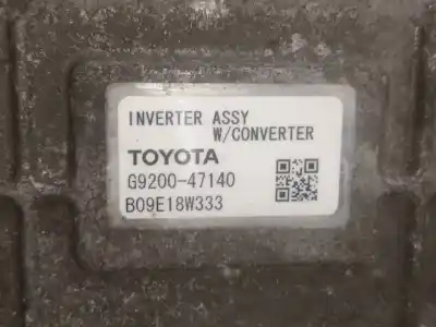Автозапчастина б/у електричний двигун для toyota prius (_w3_) 1.8 plug-in hybrid (zvw30) посилання на oem iam g920047140  