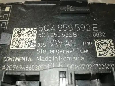 Автозапчастина б/у модуль комфорт для seat leon (5f1) ddy посилання на oem iam 5q4959592e  