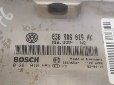 Автозапчасти б/у блок управления двигателем за seat leon (1m1) 1.9 tdi ссылки oem iam 038906019hk  