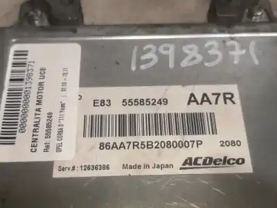 Pezzo di ricambio per auto di seconda mano CENTRALINA MOTORE per OPEL CORSA D  Riferimenti OEM IAM 55585249  