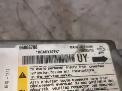 Автозапчасти б/у блок управления подушками безопасности за opel antara a (l07) 2.0 cdti ссылки oem iam 96866798  
