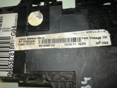 Second-hand car spare part fuse box unit for citroen c4 berlina 5fs oem iam references slv9665878180  