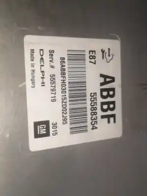 Pièce détachée automobile d'occasion calculateur moteur ecu pour opel astra j sedán 1.7 cdti (69) références oem iam 55588354  
