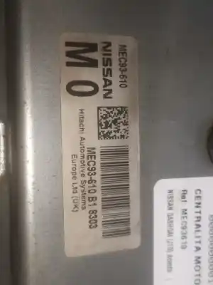 Автозапчасти б/у блок управления двигателем за nissan qashqai / qashqai +2 i (j10, nj10, jj10e) 1.6 ссылки oem iam mec93610   Автозапчасти б/у блок управления двигателем за nissan qashqai / qashqai +2 i (j10, nj10, jj10e) 1.6 ссылки oem iam mec93610