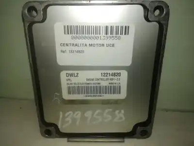 Gebrauchtes Autoersatzteil ecu-motorsteuergerät uce motorsteuergerät zum opel meriva a monospace (x03) 1.6 (e75) oem-iam-referenzen slv12214820  