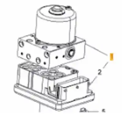 Pièce détachée automobile d'occasion ABS (SYSTÈME ANTI-BLOCAGE DES ROUES) pour OPEL ASTRA J BERLINA 5P  Références OEM IAM 13344014  
