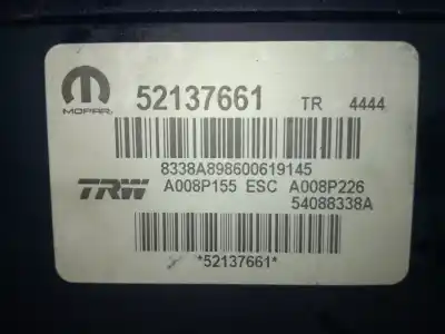 Pezzo di ricambio per auto di seconda mano abs per jeep renegade (bu) 55282151 riferimenti oem iam 52137661