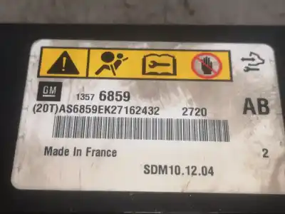 Автозапчасти б/у блок управления подушками безопасности за opel meriva b monospace (s10) 1.3 cdti (75) ссылки oem iam 13576859  