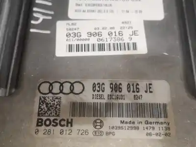 Автозапчасти б/у блок управления двигателем за audi a4 b7 avant (8ed) 2.0 tdi 16v ссылки oem iam 03g906016je  