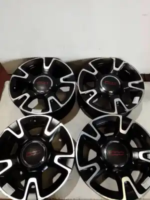 Peça sobressalente para automóvel em segunda mão jogo de jantes por fiat 500 (150) berlina 169a4000 referências oem iam pack 16 fiat  