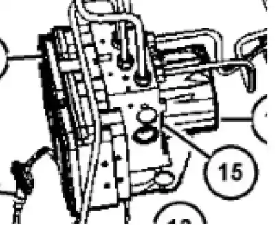 Second-hand car spare part ABS for CHRYSLER JEEP COMPASS  OEM IAM references 68089568AB  