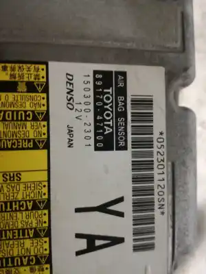 Автозапчасти б/у блок управления подушками безопасности за toyota prius (_w3_) 1.8 plug-in hybrid (zvw30) ссылки oem iam 8917047100  