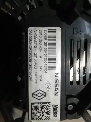 Автозапчастина б/у генератор для renault twingo iii h4b453 посилання на oem iam 231008040r  
