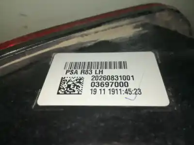 Pezzo di ricambio per auto di seconda mano lampada paraurti posteriore sinistra per peugeot 508 yh01 riferimenti oem iam 20260831001  