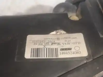 Автозапчастина б/у ліва фара для fiat ulysse (179_) 2.0 jtd посилання на oem iam 1494324080  