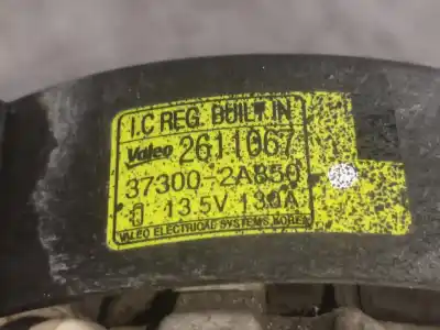 Pièce détachée automobile d'occasion ALTERNATEUR pour KIA SPORTAGE III (SL)  Références OEM IAM 373002A850  