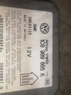 İkinci el araba yedek parçası hava yastigi kontrol ünitesi için volkswagen polo (9n1) awy oem iam referansları 1c0909605k  