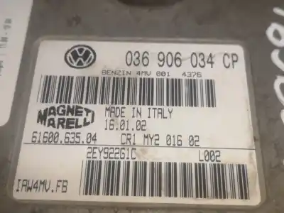Автозапчастина б/у ебу контролер двигуна для seat leon (1m1) azd m.b. посилання на oem iam 036906034cp  