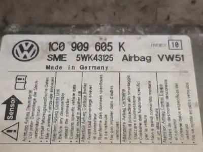 Gebrauchtes Autoersatzteil Steuergerät Airbag zum VOLKSWAGEN POLO (9N3)  OEM-IAM-Referenzen 1C0909605K  