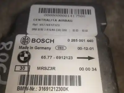 Pièce détachée automobile d'occasion Boitier De Commande D'airbag pour BMW SERIE 3 BERLINA (E46) D-204D1 Références OEM IAM 65776912123  