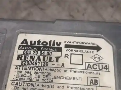 Автозапчасти б/у блок управления подушками безопасности за renault scénic ii (jm0/1_) 1.9 dci (jm0g, jm12, jm1g, jm2c) ссылки oem iam 8200481139  