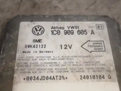 Автозапчасти б/у блок управления подушками безопасности за seat toledo ii (1m2) 1.9 tdi ссылки oem iam 1c0909605a