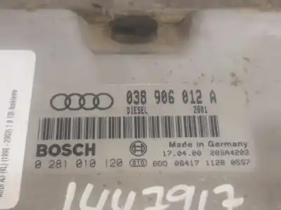 Автозапчастина б/у ебу контролер двигуна для audi a3 (8l1) 1.9 tdi посилання на oem iam 038906012a  