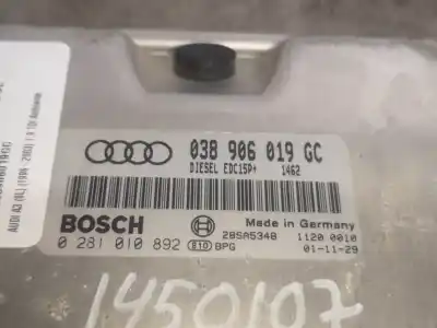 Second-hand car spare part ecu engine control for audi a3 (8l1) 1.9 tdi oem iam references 038906019gc  
