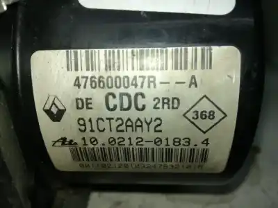 Recambio de automóvil de segunda mano de ABS para RENAULT LAGUNA III  referencias OEM IAM 476600047R  