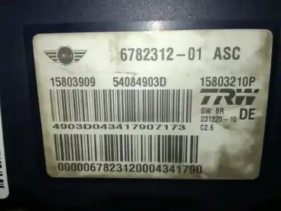 Pezzo di ricambio per auto di seconda mano abs per mini mini (r56) n12b16a riferimenti oem iam 54084903d  