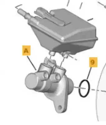 Pezzo di ricambio per auto di seconda mano POMPA FRENI per CITROEN C4 GRAND PICASSO  Riferimenti OEM IAM 4601T1  