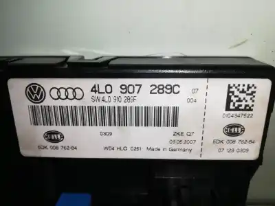 Second-hand car spare part electronic module for audi q7 (4l) bug oem iam references 4l0907289c