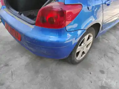 Автозапчастина б/у задній бампер для peugeot 307 (s1) rhs(dw10ated) посилання на oem iam 7410q6  