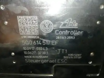 Автозапчастина б/у абс для audi q2 (gab, gag) 30 tfsi посилання на oem iam 5q0614517ef  