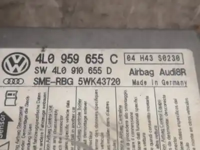 Автозапчастина б/у блок управління подушками безпеки для audi q7 (4l) crca посилання на oem iam 4l0959655c  